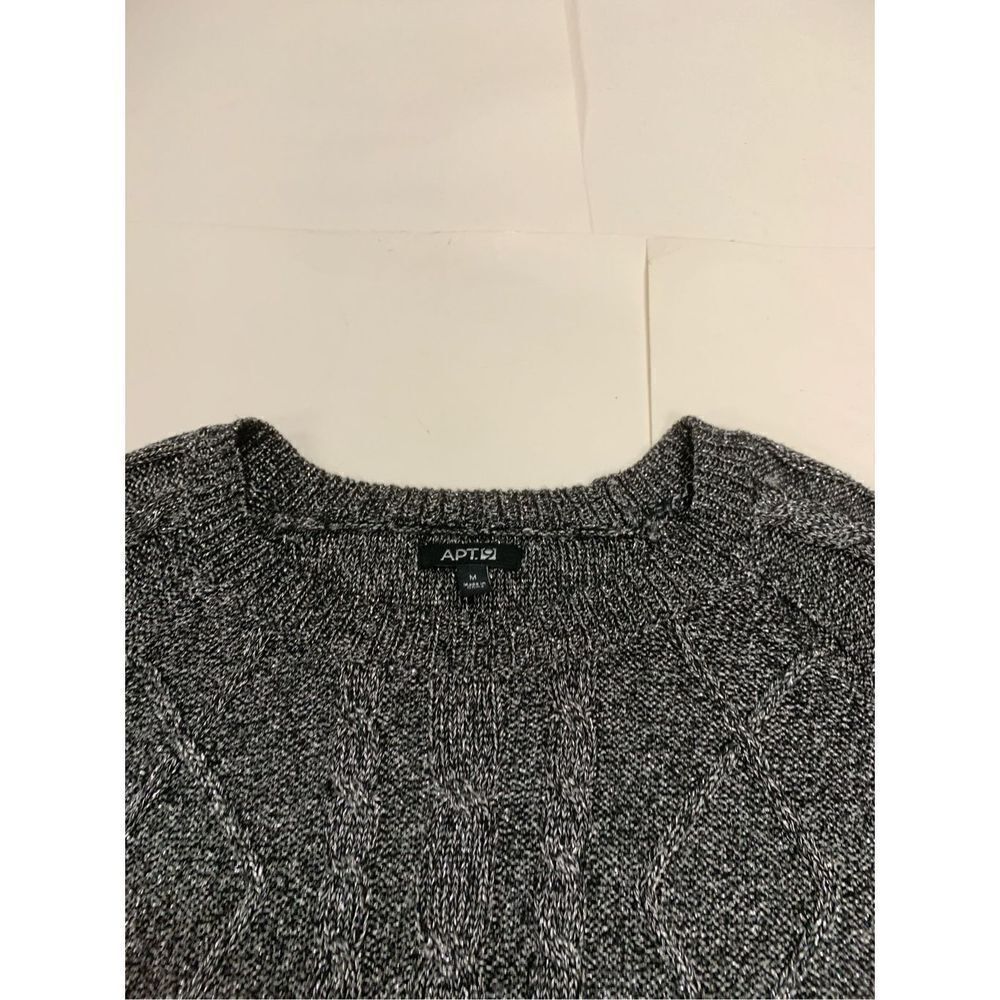 Metallic Silver Sweater - Picture 4 of 8